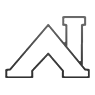house and chimney grey logo for Simply Plumbing website